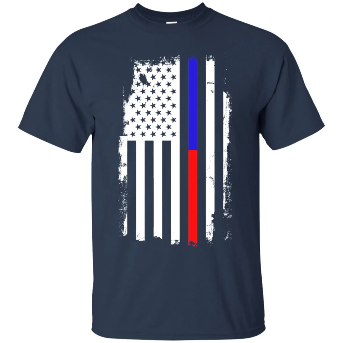 Thin Blue to Red Line Flag Shirts & Hoodies - Image 3