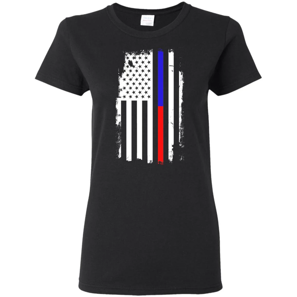 Thin Blue to Red Line Flag Shirts & Hoodies - Image 4