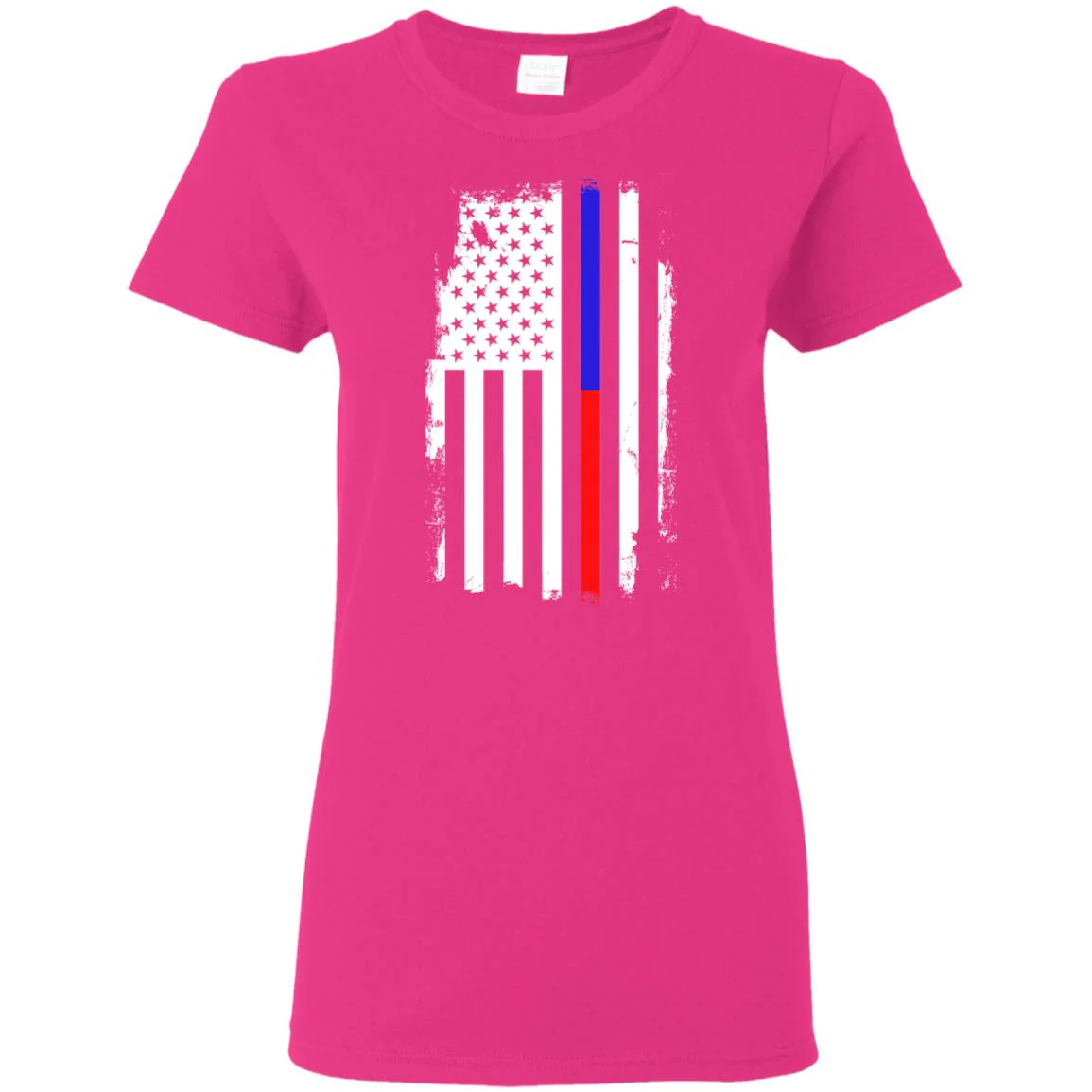 Thin Blue to Red Line Flag Shirts & Hoodies - Image 5