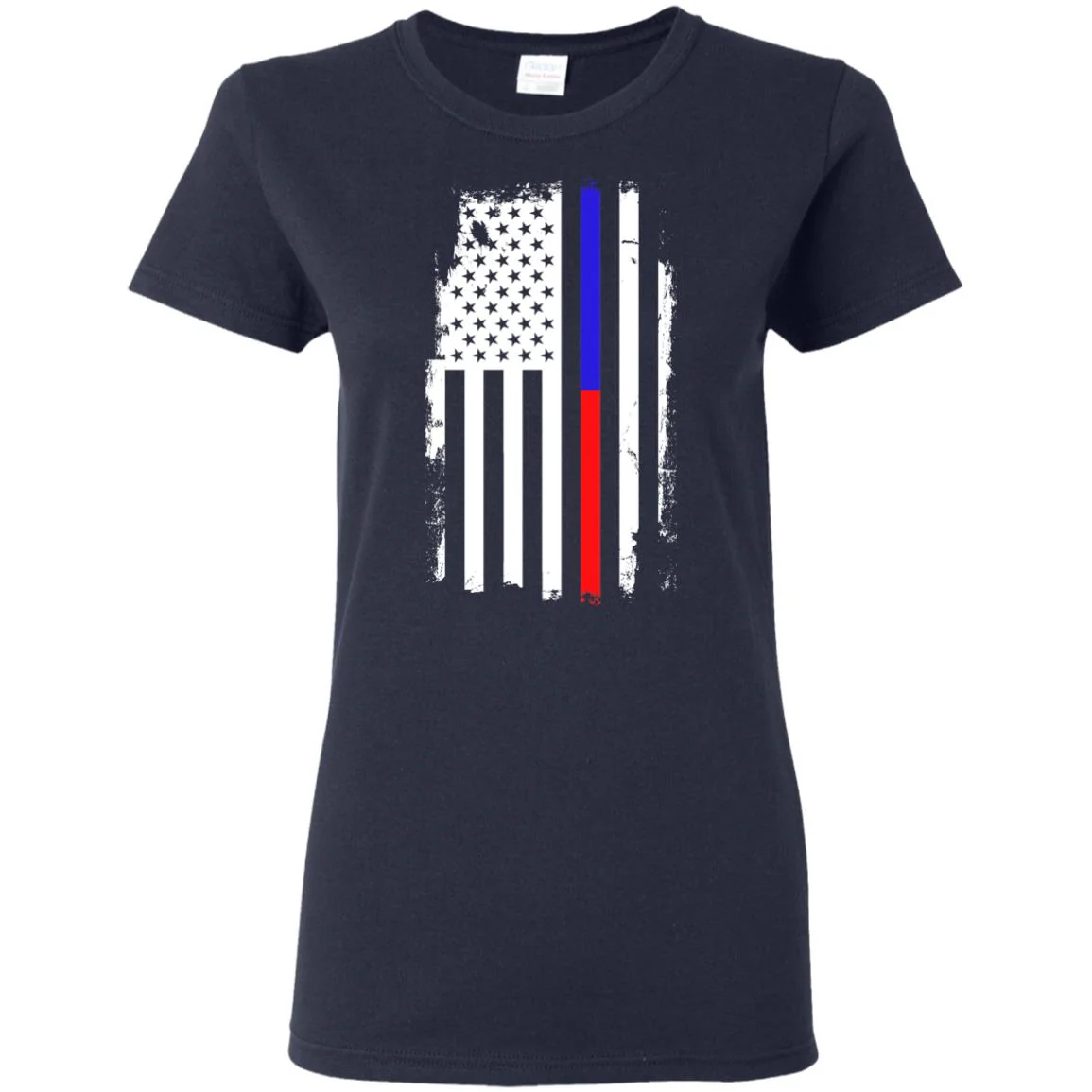 Thin Blue to Red Line Flag Shirts & Hoodies - Image 6