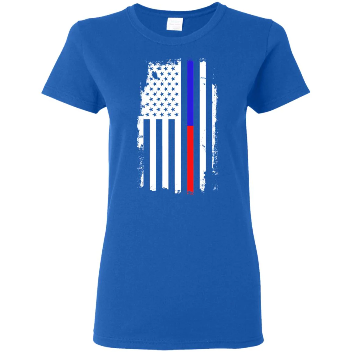 Thin Blue to Red Line Flag Shirts & Hoodies - Image 7