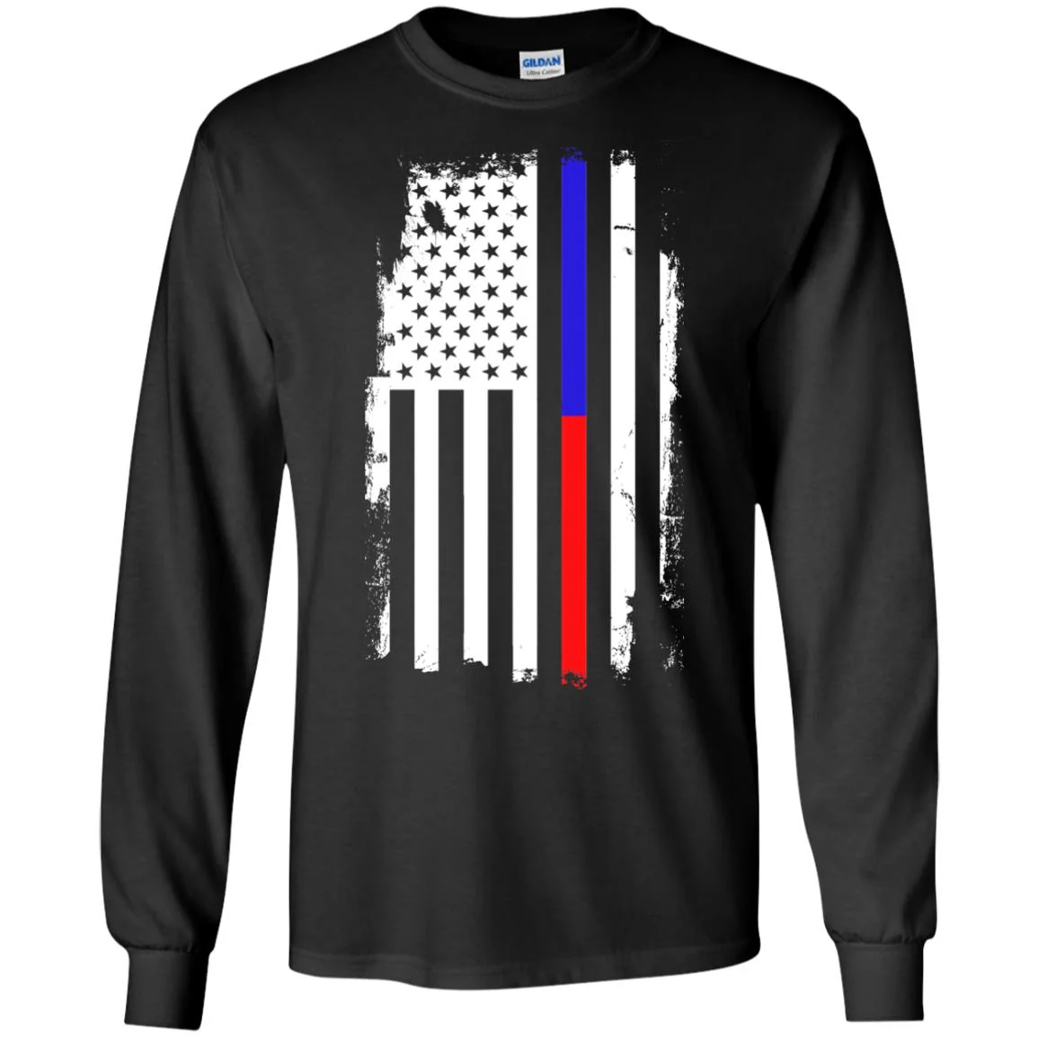 Thin Blue to Red Line Flag Shirts & Hoodies - Image 8