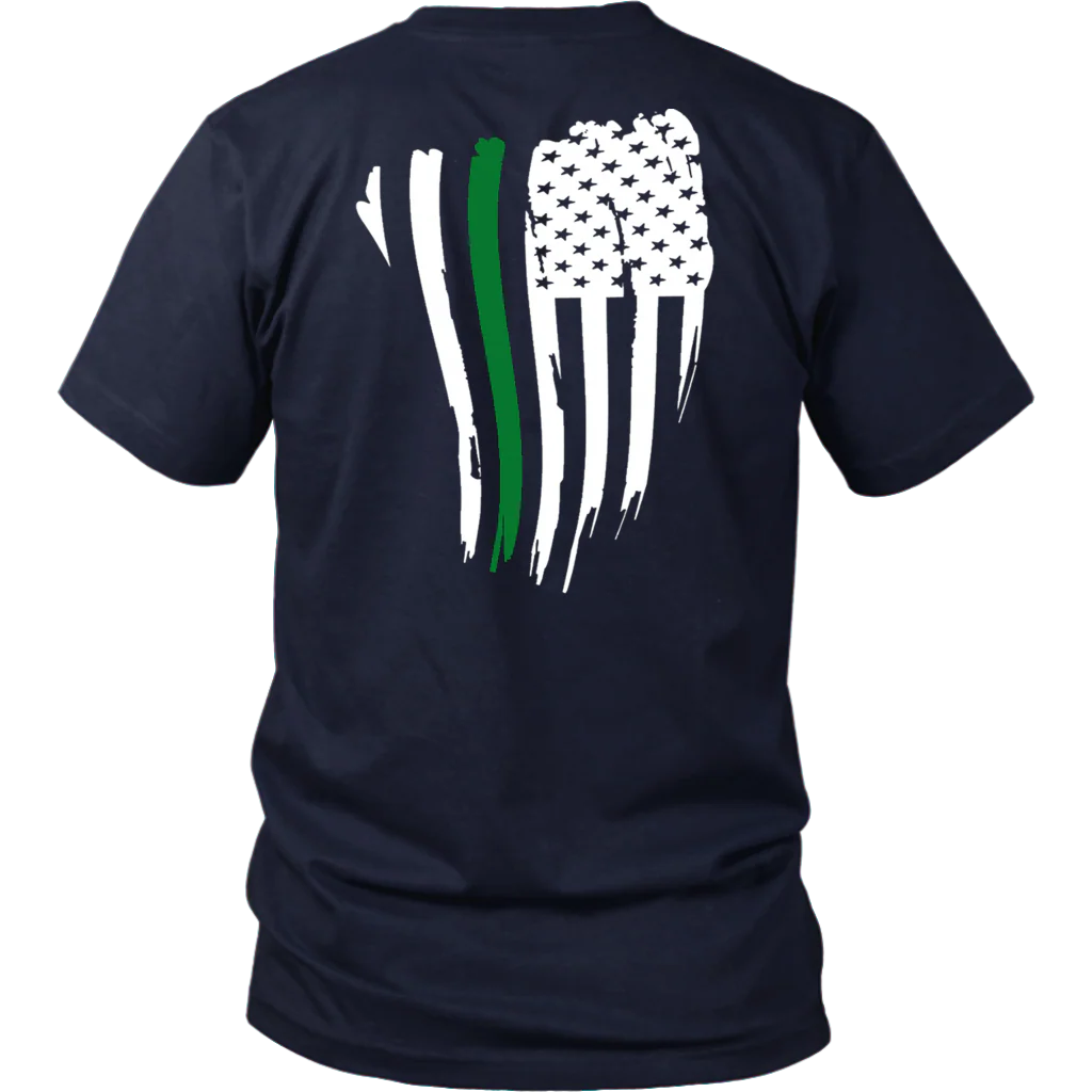 THIN GREEN LINE AMERICAN FLAG SHIRTS & HOODIES - Image 3