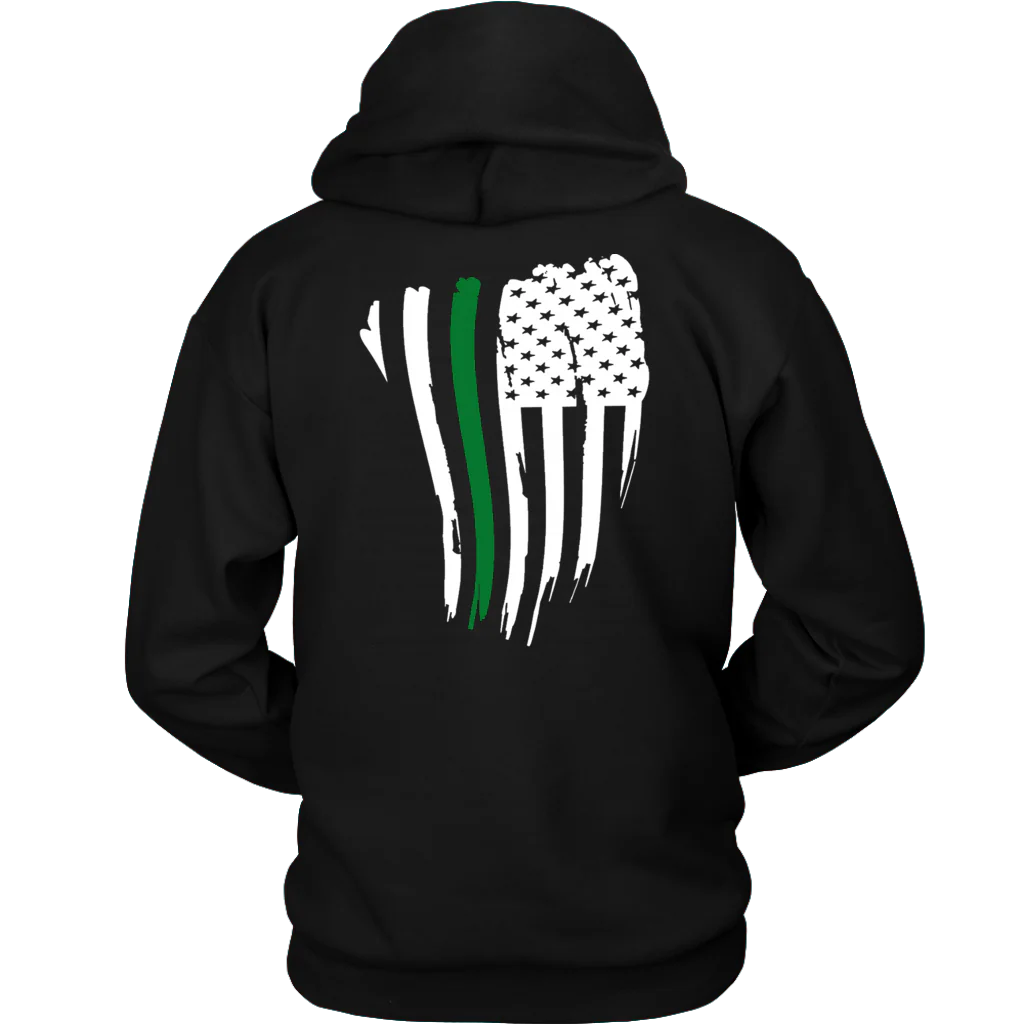 THIN GREEN LINE AMERICAN FLAG SHIRTS & HOODIES - Image 5