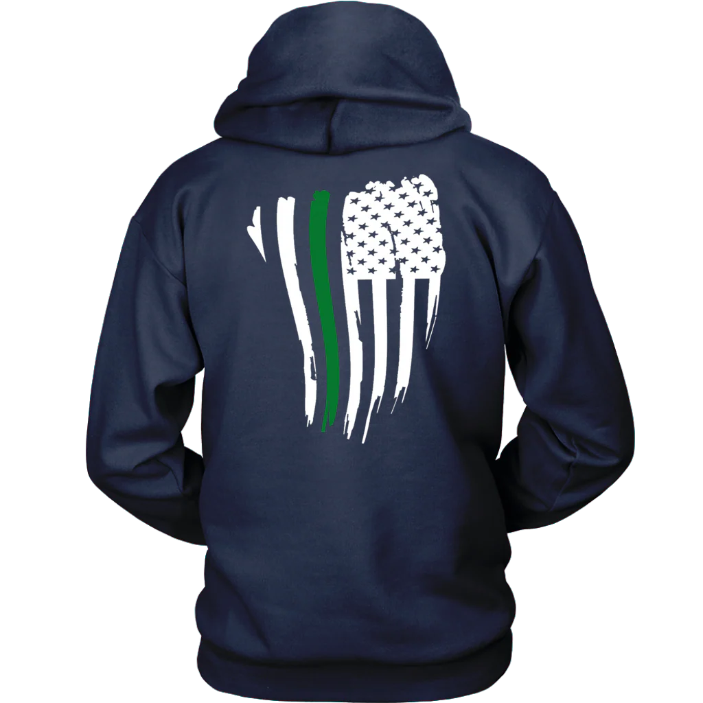 THIN GREEN LINE AMERICAN FLAG SHIRTS & HOODIES - Image 7