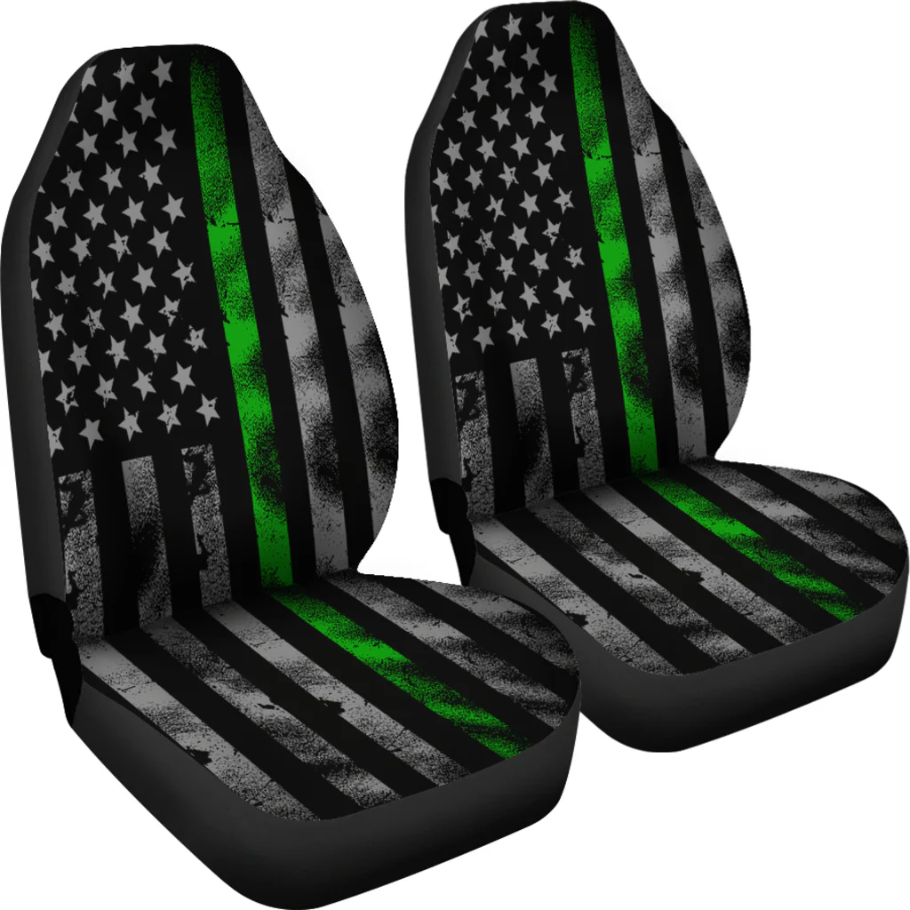 THIN GREEN LINE CAR SEAT COVERS (Set of 2) - Image 4