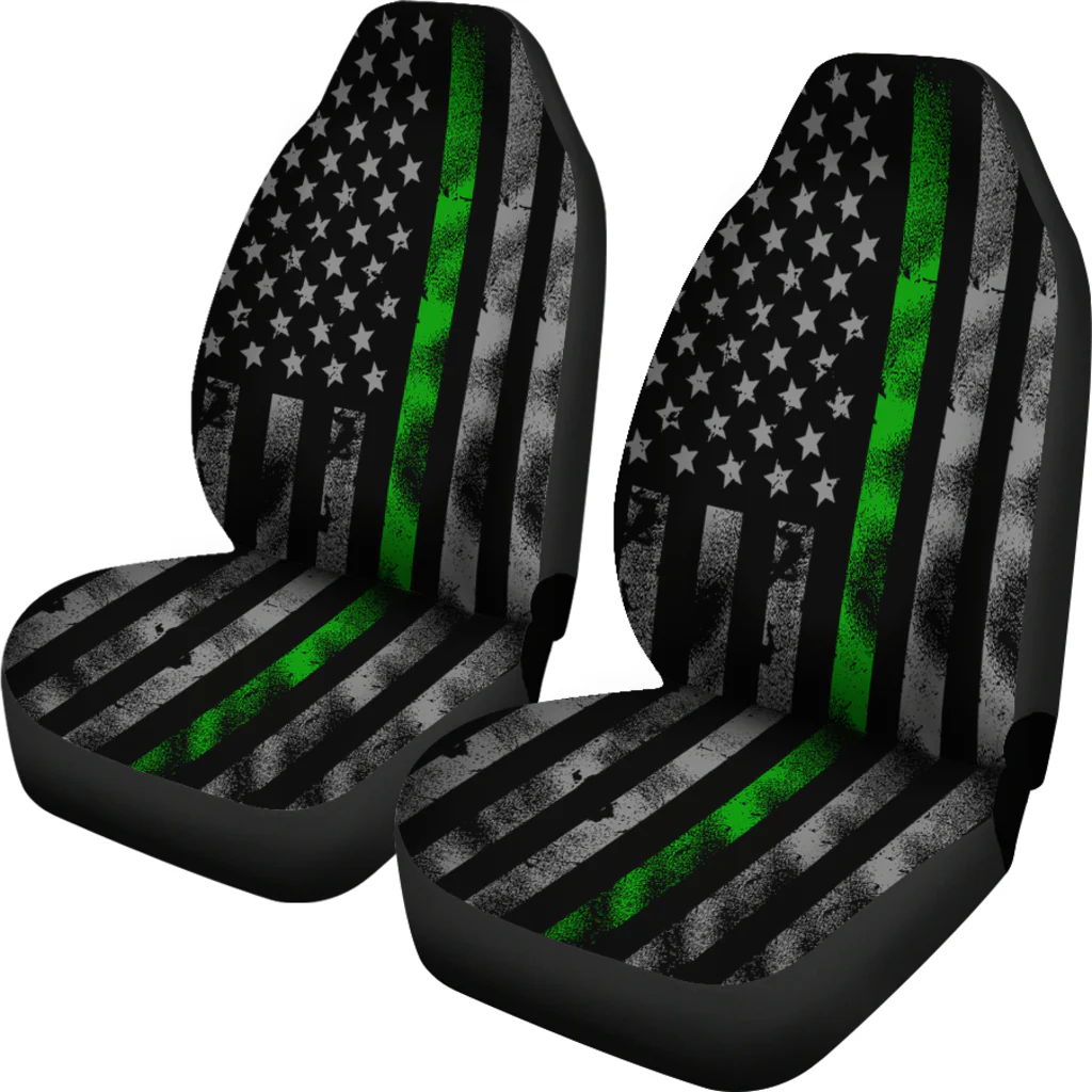 Thin Green Line Car Seats (Set of 2) Military solider - Image 2
