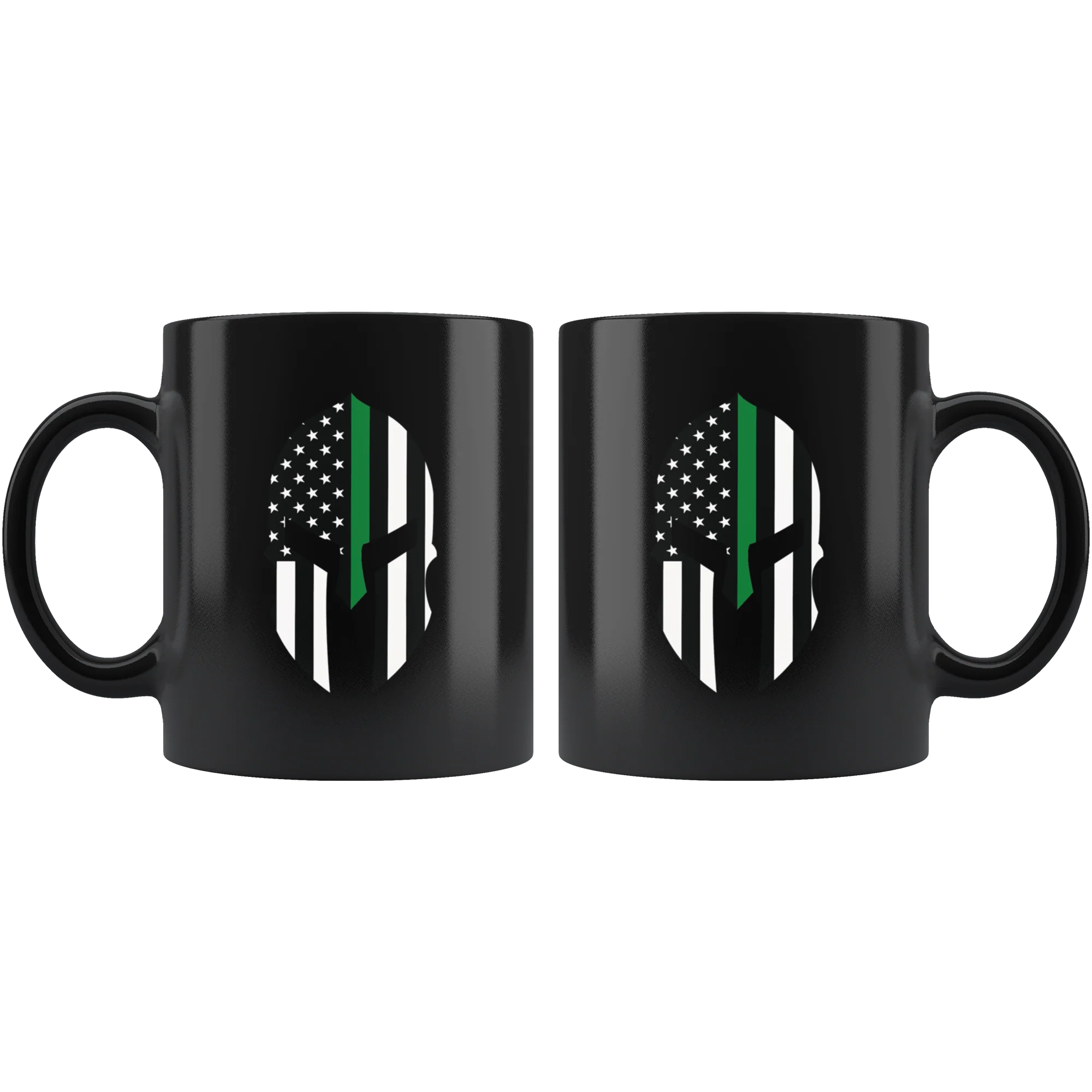 Thin Green Line Spartan Mug - Image 2
