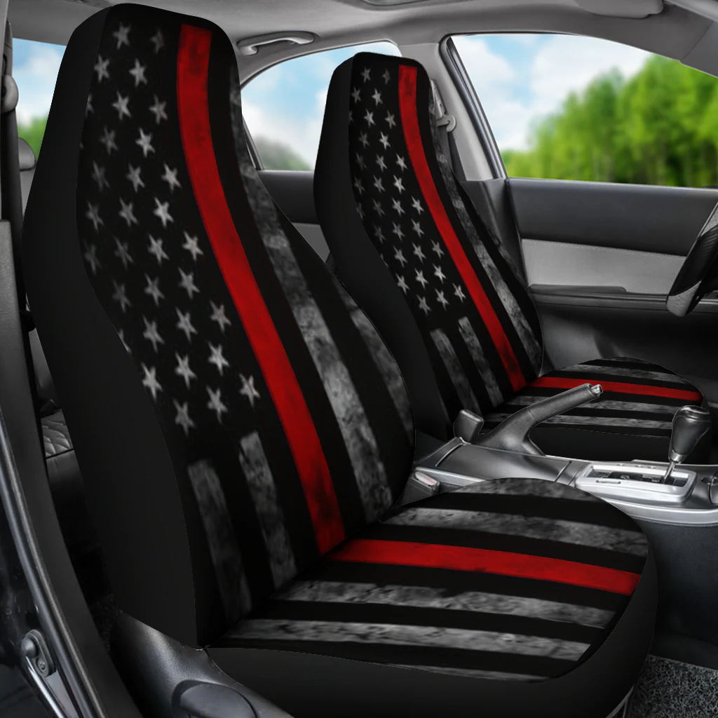 Thin Red Line Car Seat Covers - Image 3