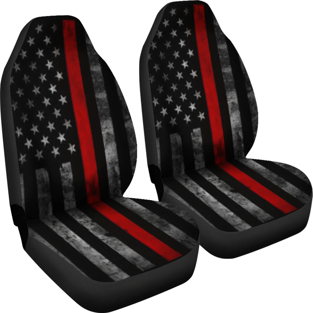 Thin Red Line Car Seat Covers - Image 4