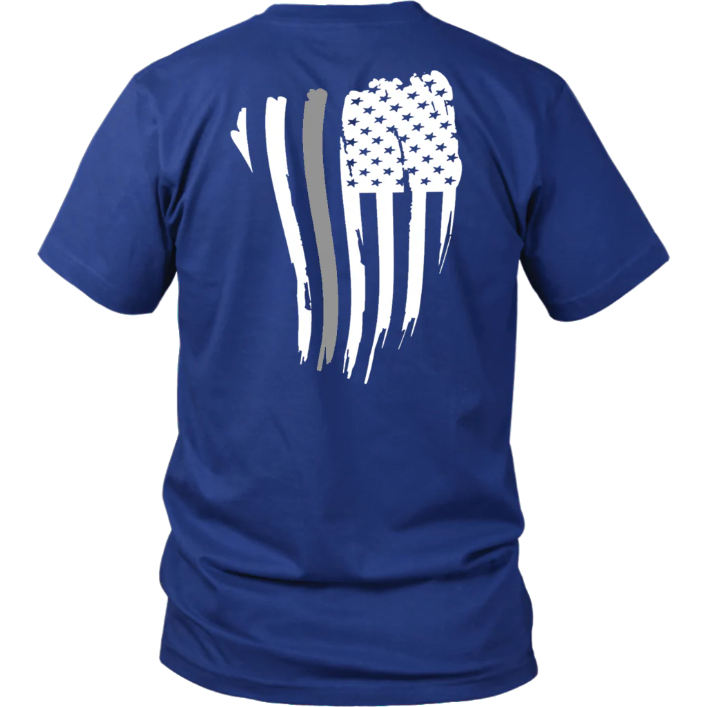 THIN SILVER LINE AMERICAN FLAG SHIRT - Image 2