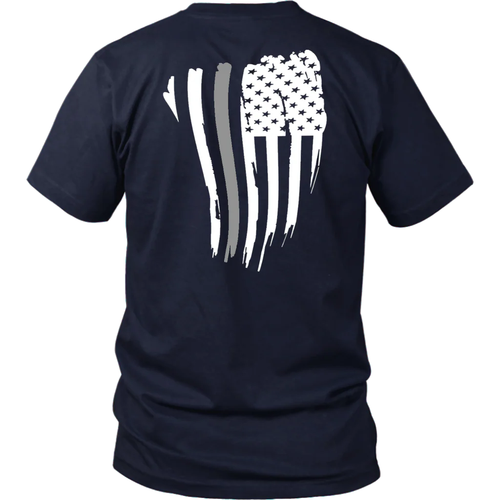 THIN SILVER LINE AMERICAN FLAG SHIRT - Image 3