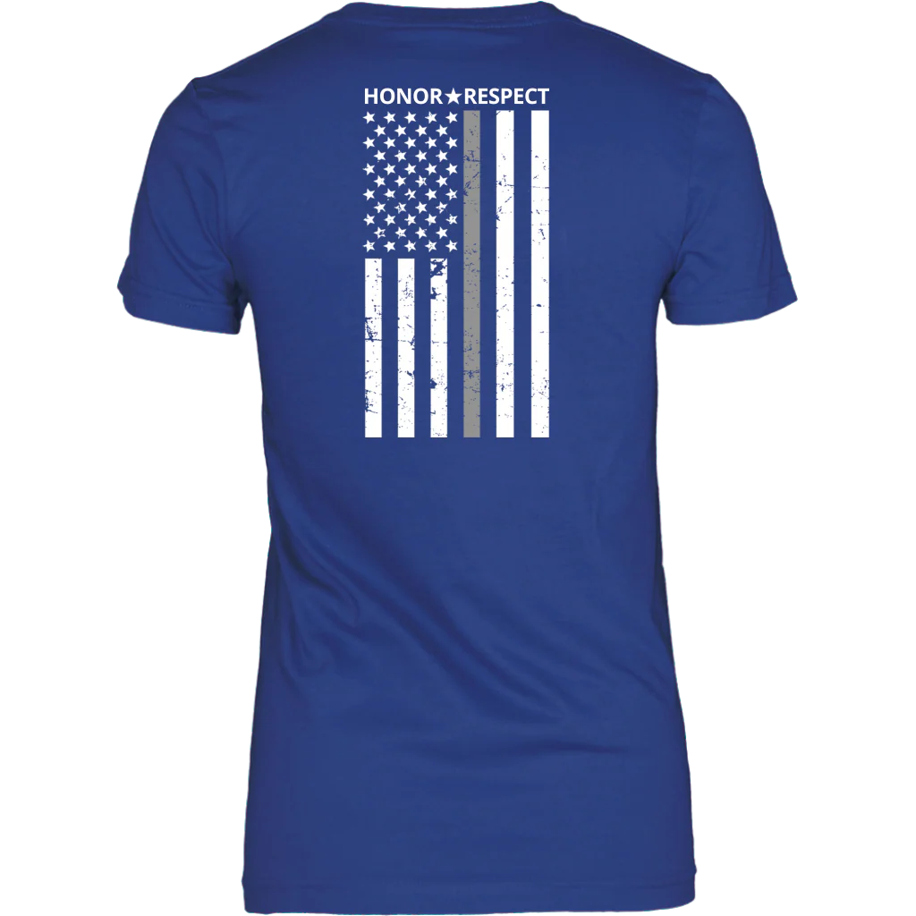 THIN SILVER LINE FLAG HONOR RESPECT SHIRTS AND HOODIES - Image 10