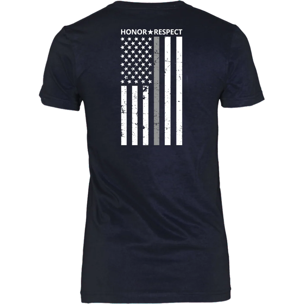 THIN SILVER LINE FLAG HONOR RESPECT SHIRTS AND HOODIES - Image 12