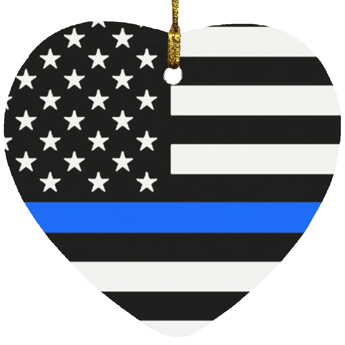 Thin Blue Line Flag Ornaments - Image 13
