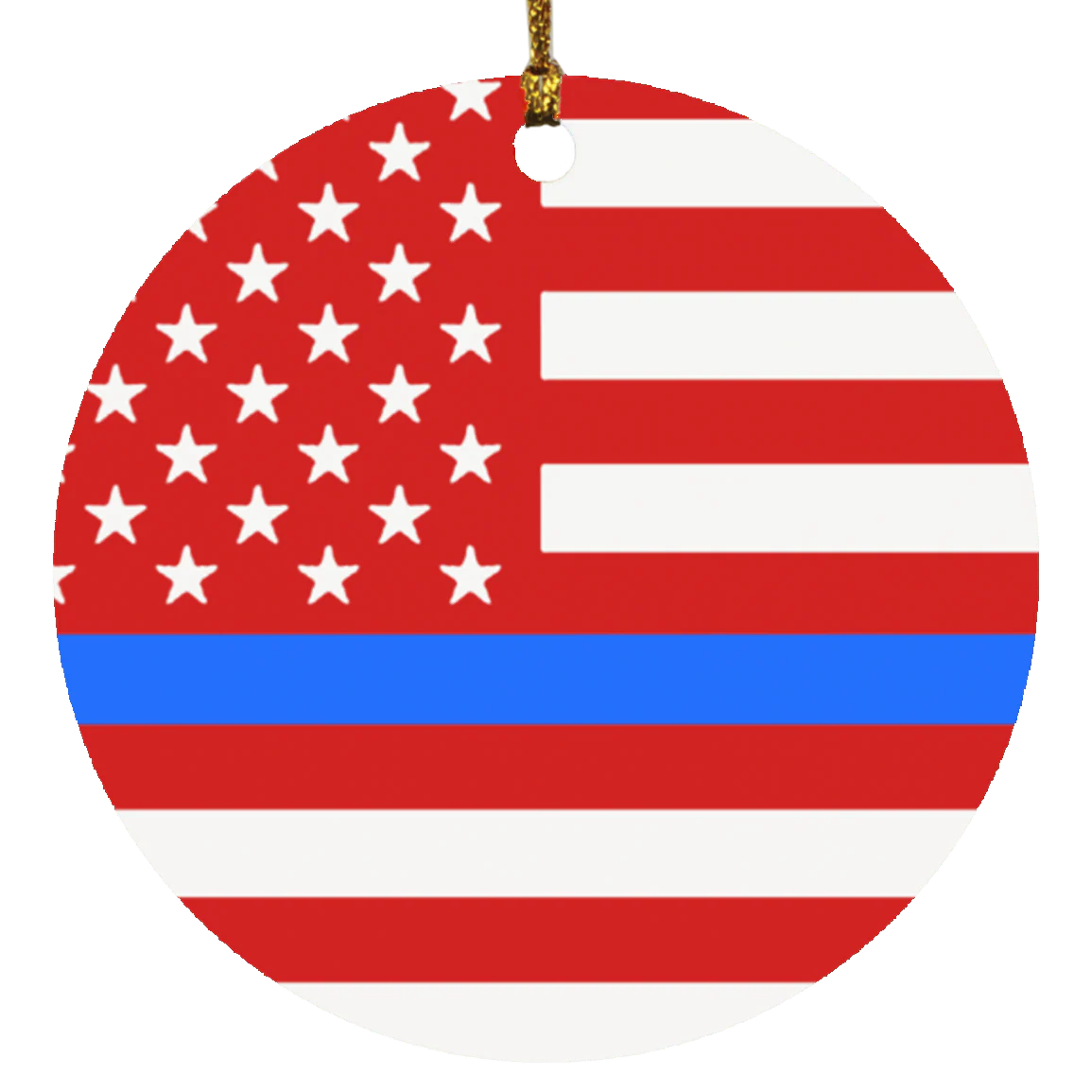 Thin Blue Line Flag Ornaments - Image 3