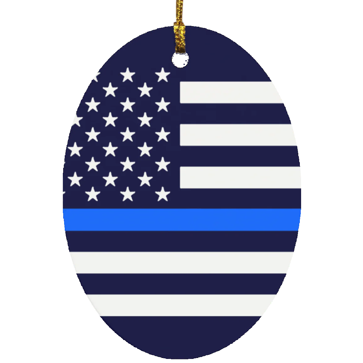 Thin Blue Line Flag Ornaments - Image 6