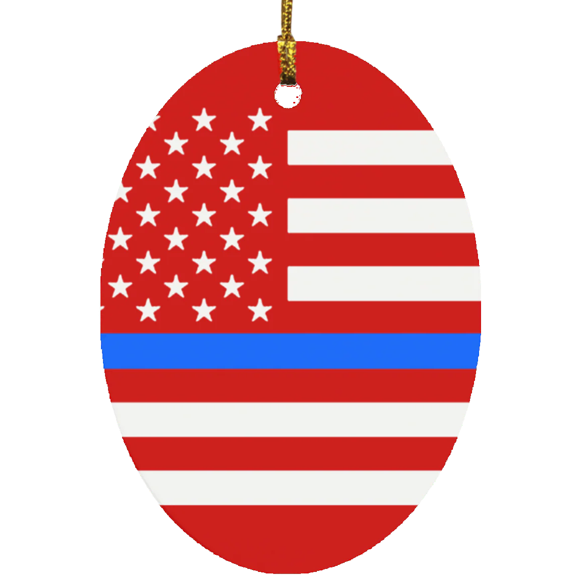 Thin Blue Line Flag Ornaments - Image 7