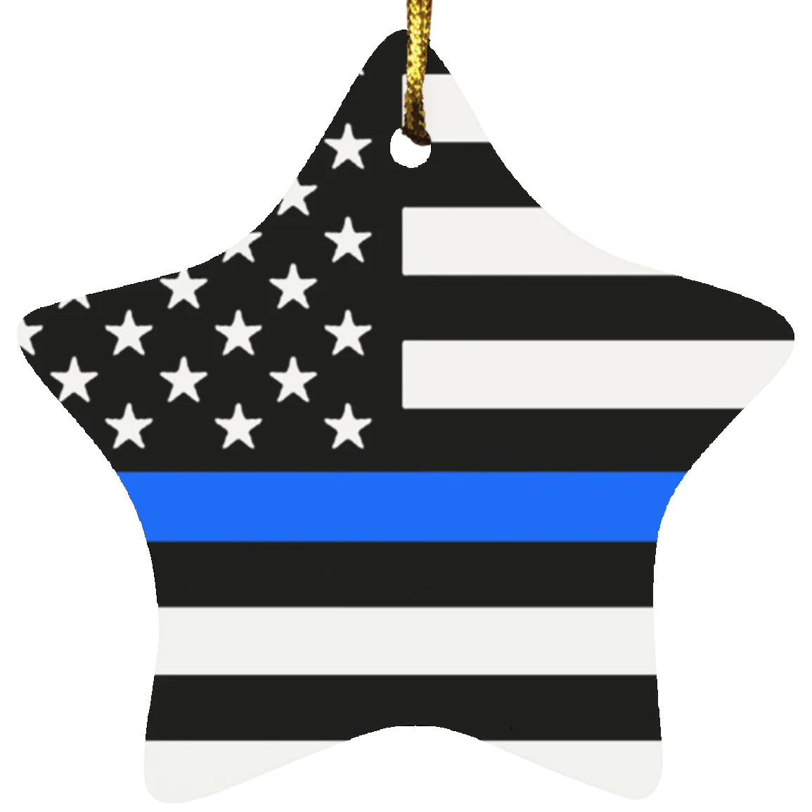 Thin Blue Line Flag Ornaments - Image 9