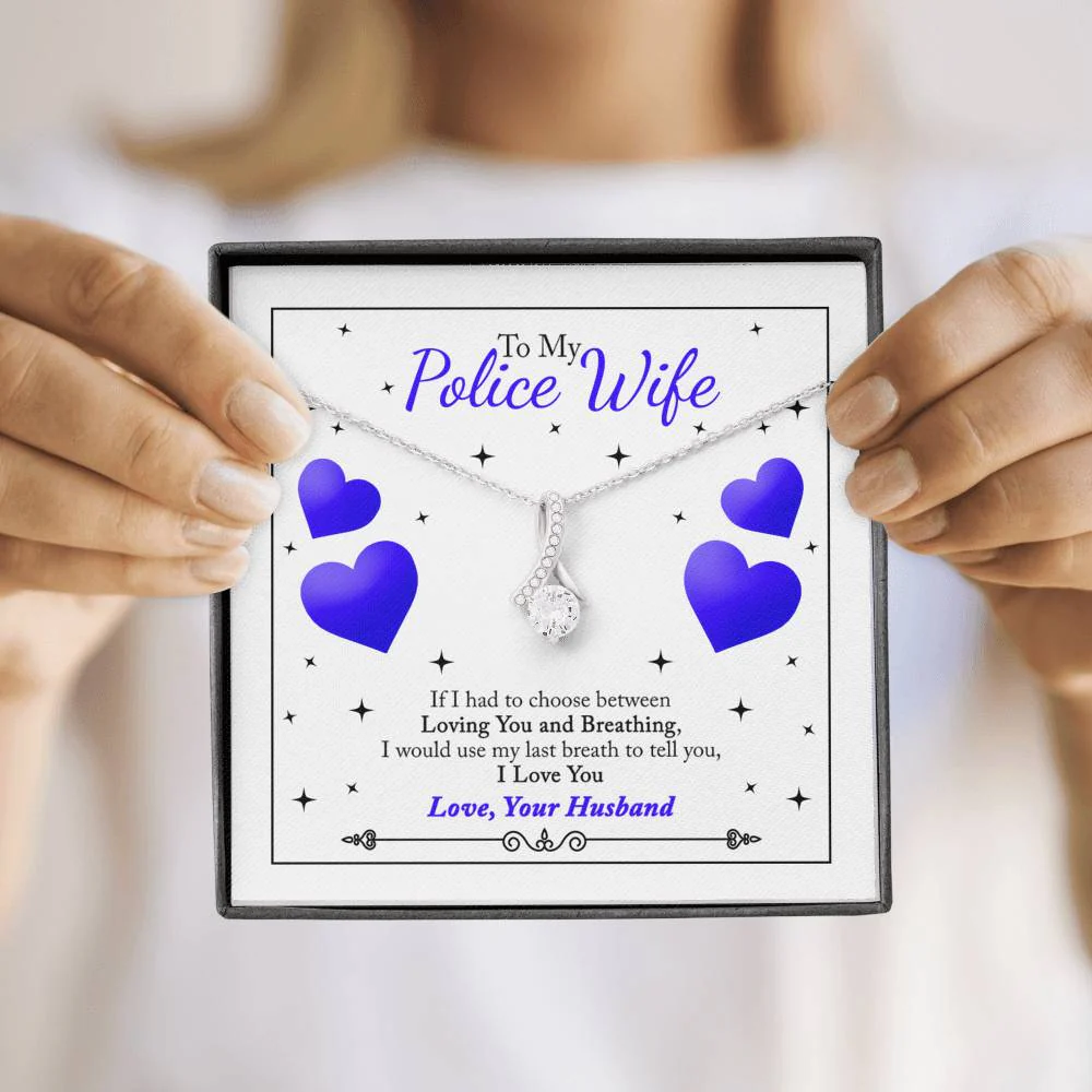 To My Police Wife from Husband - Alluring Necklace - Image 5