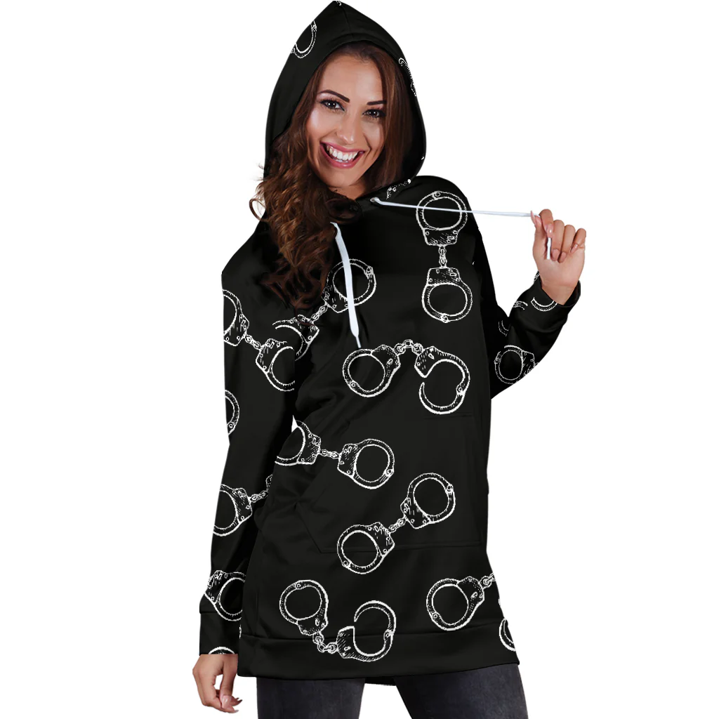 Women's Handcuff Style Hoodie Dress - Image 4