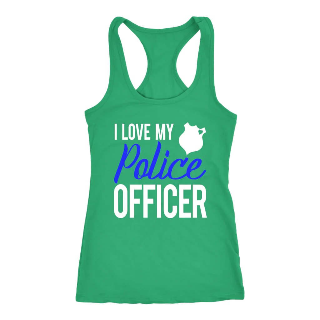 Women's I Love My Police Officer Tank Top - Image 2