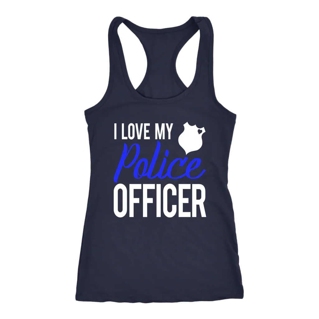 Women's I Love My Police Officer Tank Top - Image 5