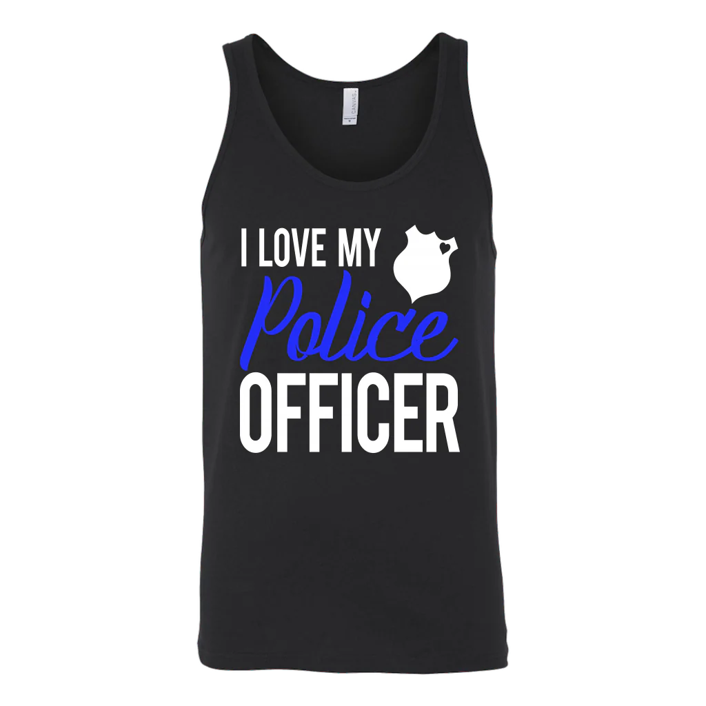 Women's I Love My Police Officer Tank Top - Image 6