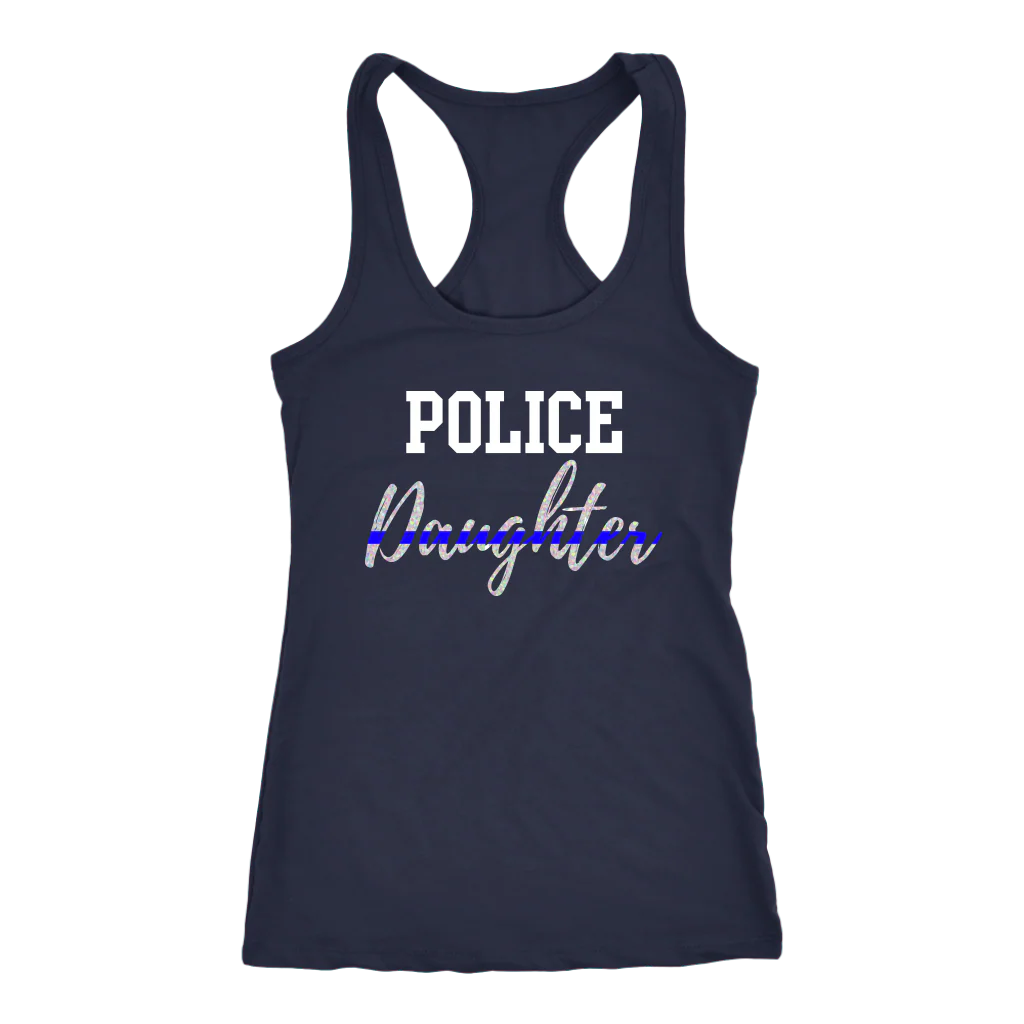Women's Police Daughter Tank Tops - Image 6