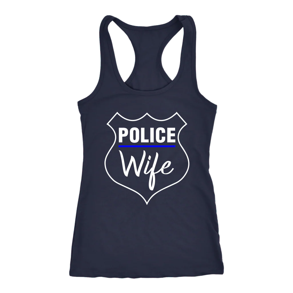 Women's Police Wife Tank Top - Image 4