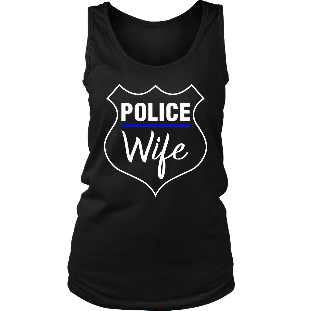 Women's Police Wife Tank Top - Image 8
