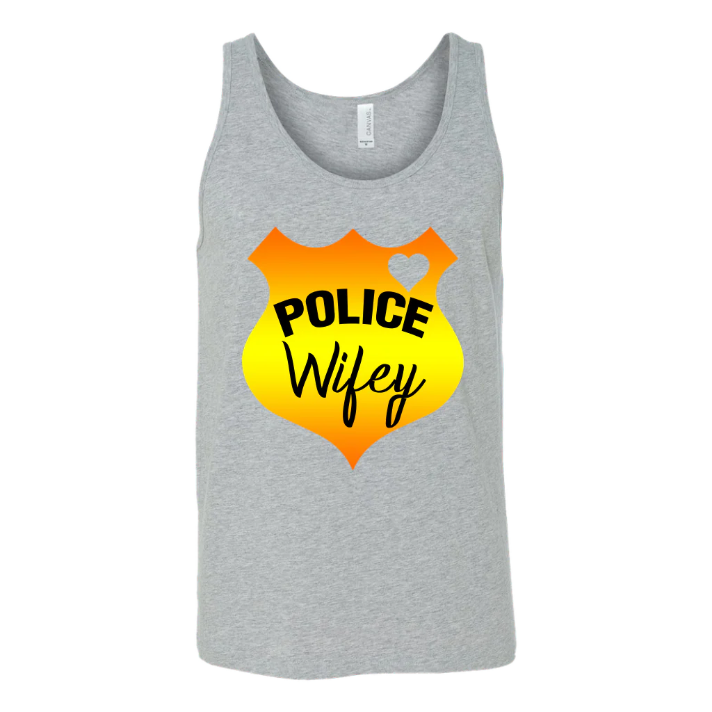 Women's Police Wifey Shield Tank Top - Image 11