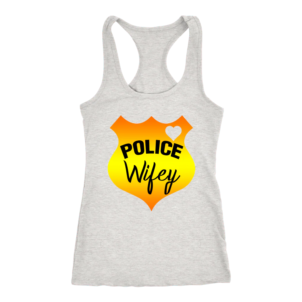 Women's Police Wifey Shield Tank Top - Image 3