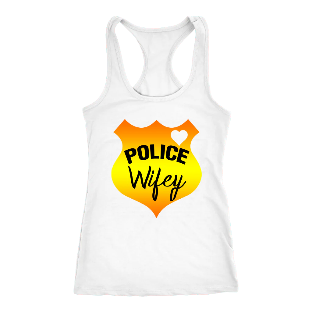 Women's Police Wifey Shield Tank Top - Image 6