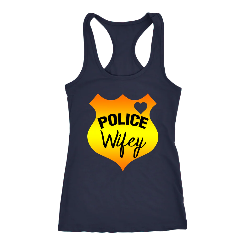 Women's Police Wifey Shield Tank Top - Image 7