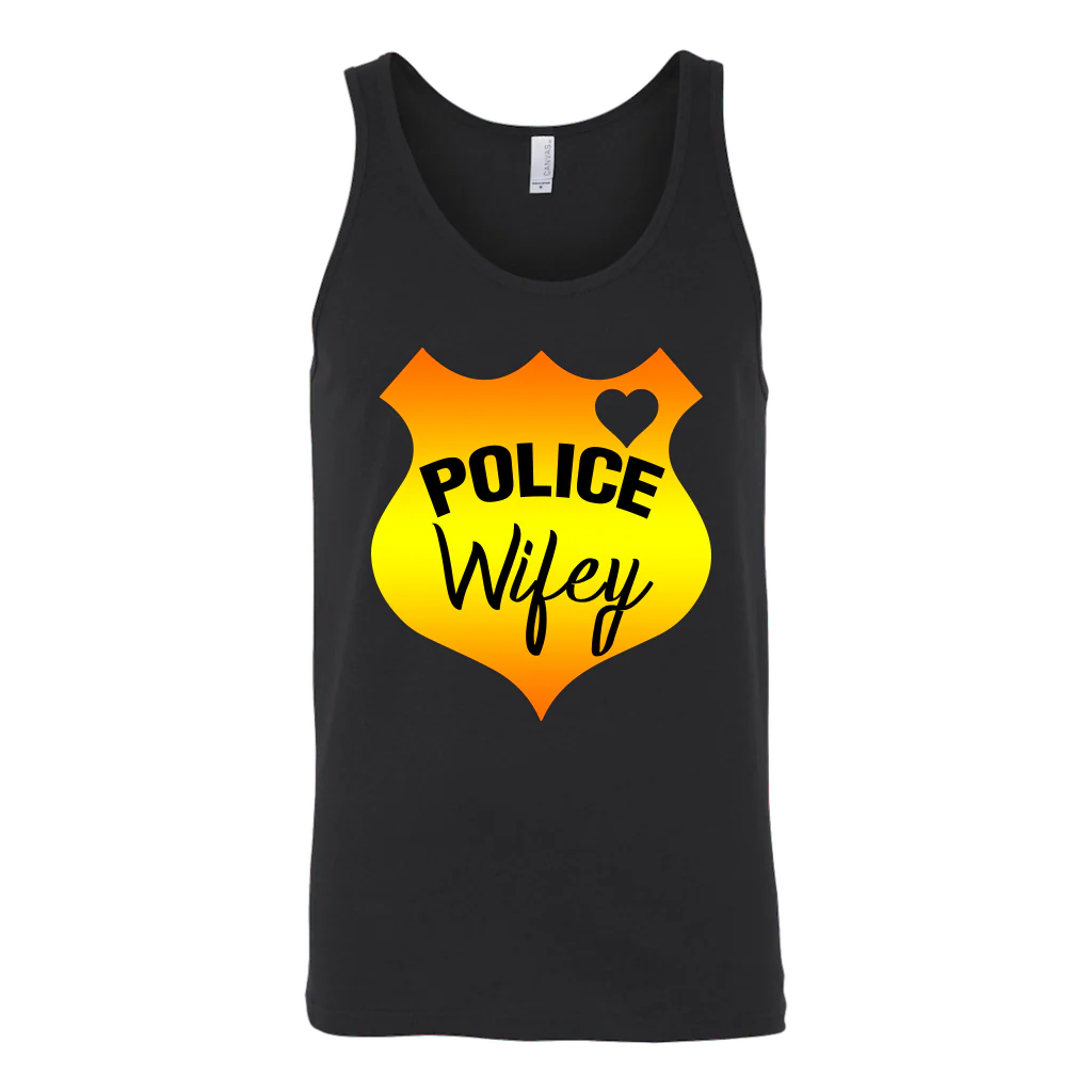 Women's Police Wifey Shield Tank Top - Image 8