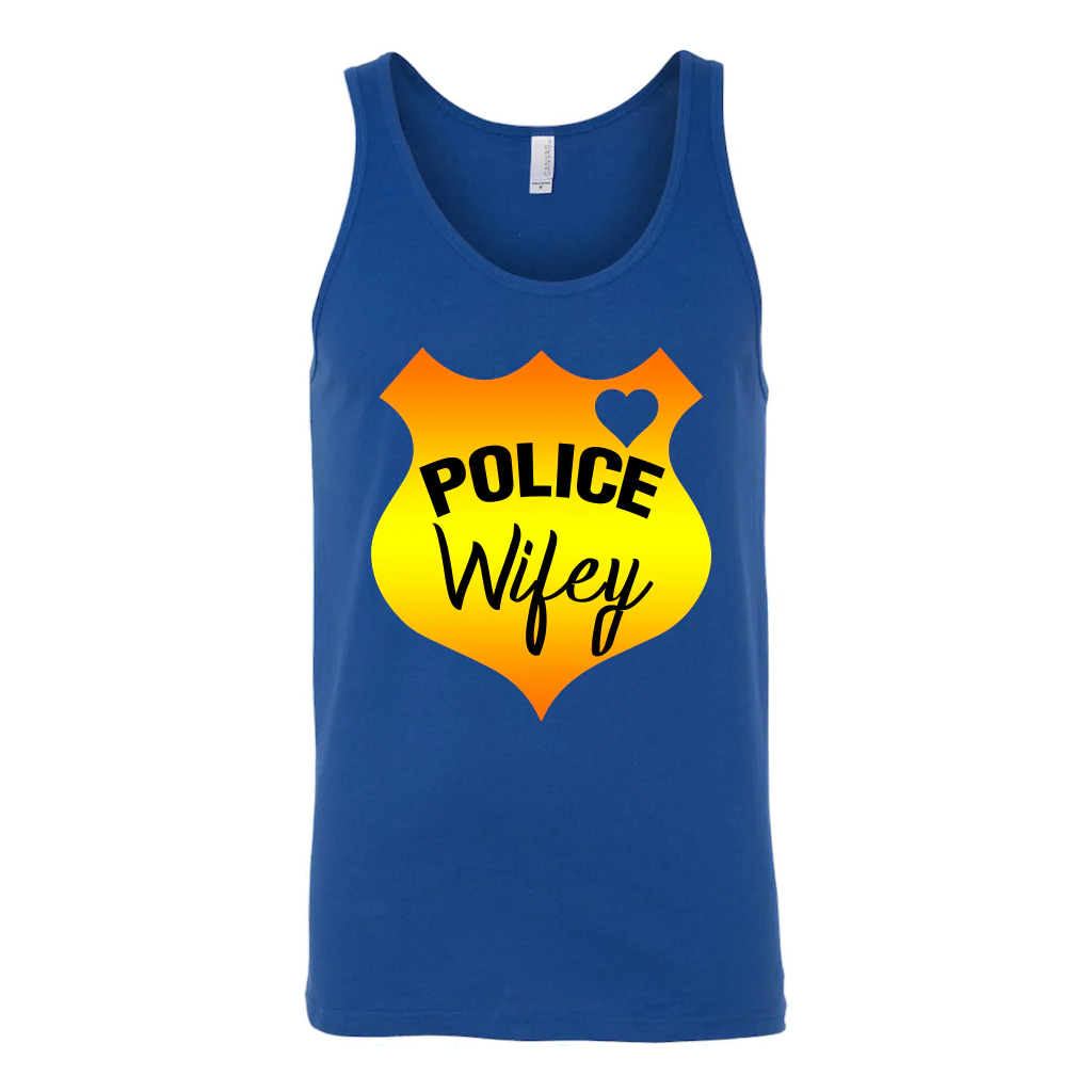 Women's Police Wifey Shield Tank Top - Image 9
